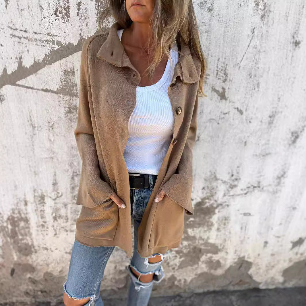 Women's Long Sleeve Cardigan Jacket.