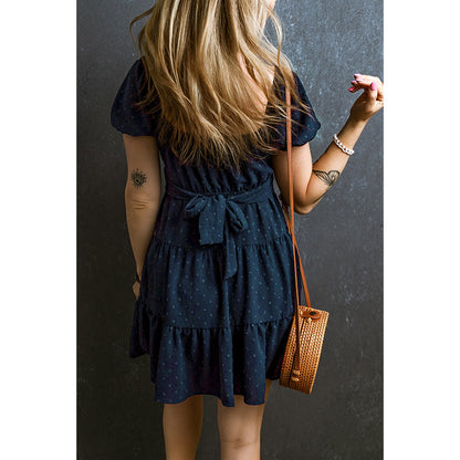 Spring New Pullover Dress Casual Style Waist Slimming
