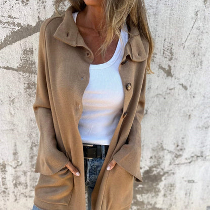 Women's Long Sleeve Cardigan Jacket.